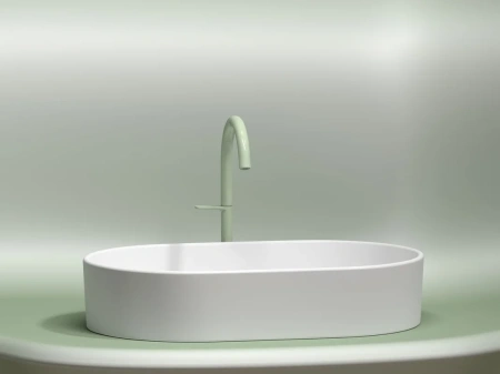 раковина ceramicanova element cn6048mw накладная, 60.8x38.5 см, белая матовая