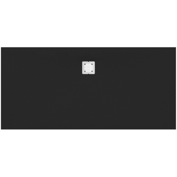 душевой поддон 170х90 см ideal standard ultraflat s k8285fv черный