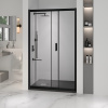 душевая дверь rgw passage pa-016b 160 350801616-14 профиль черный, стекло прозрачное