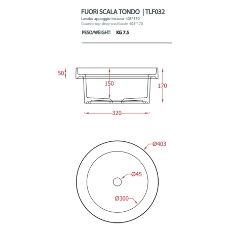 раковина накладная 40 см artceram fuori scala tfl032 17 00, черный матовый