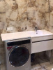 раковина над стиральной машиной цвет и стиль фишка нф-00013695 135 r