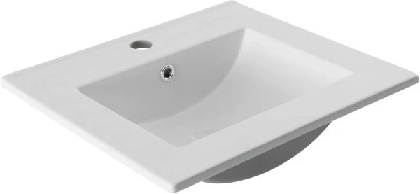 раковина полувстраиваемая 50 см aquanet flat 00330428