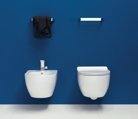 унитаз подвесной безободковый flaminia app ap118g без сиденья, цвет белый.