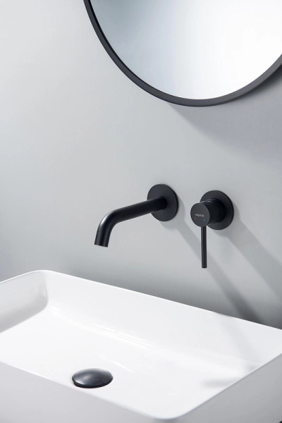 смеситель для раковины aquatek европа aq1313mb черный матовый