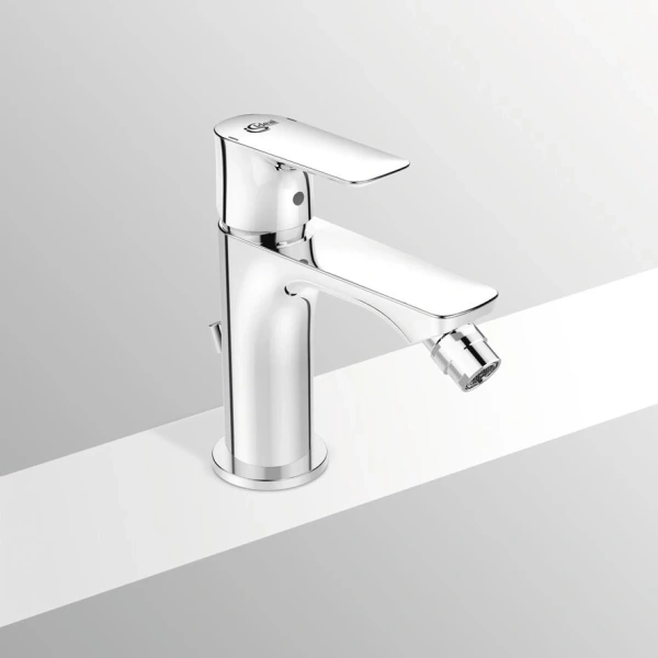 смеситель ideal standard connect air a7030aa для биде, с донным клапаном, хром