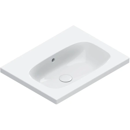 Раковина Catalano Alvea 0620600001 60x46 см, накладная, подвесная, белый глянец