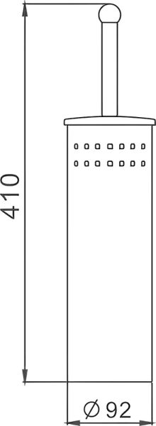 Ёршик для унитаза Haiba HB902