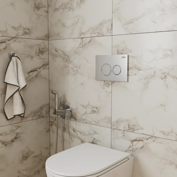 клавиша смыва d&k bayern db1529002 хром матовый