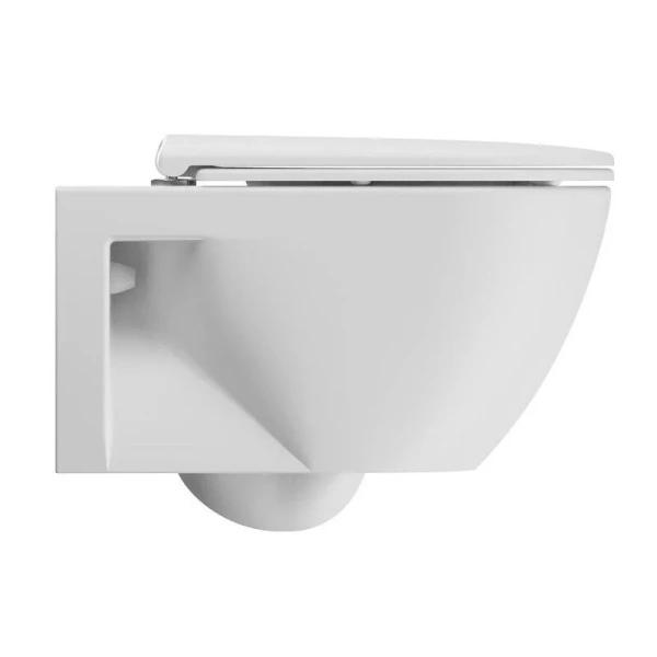 унитаз подвесной безободковый gsi pura 880709 swirlflush, без сиденья, белый матовй