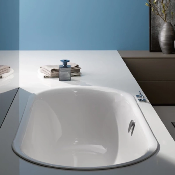 ванна стальная bette lux oval 3466-000 plus 180x80 см, с водоотталкивающим покрытием, белый