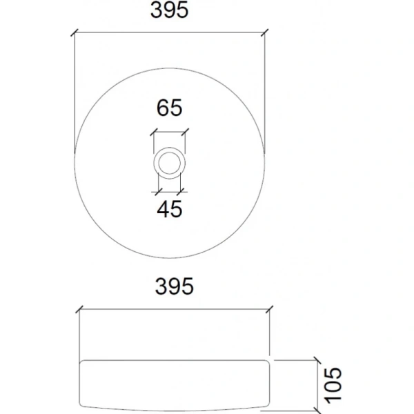 раковина-чаша abber glas ak2301gg 39,5x39,5 см, накладная, золотой