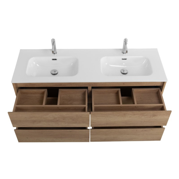 тумба под раковину belbagno kraft 140 kraft-1400-4c-so-2-rgb подвесная rovere galifax bianco