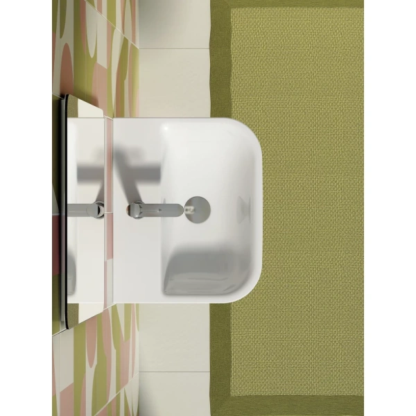 раковина catalano italy 0720601001 60x45 см, подвесная, белый глянец