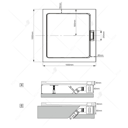 сифон для душевых поддонов rgw q10-c хром