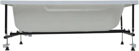 акриловая ванна aquanet extra 00255742 160x70 см, с каркасом, цвет белый