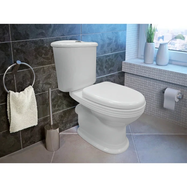 унитаз компакт azario benty az-237 напольный, с бачком и сиденьем микролифт, 66х40х77 см, белый