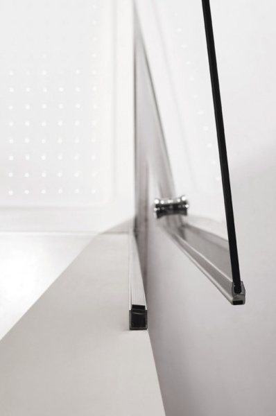 душевая дверь cezares eco 70 eco-o-b-1-70-c-nero профиль черный матовый стекло прозрачное