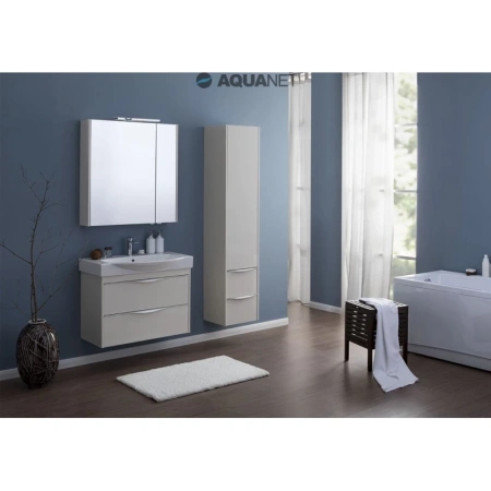 раковина полувстраиваемая 85 см aquanet sanovit plazma 00182329