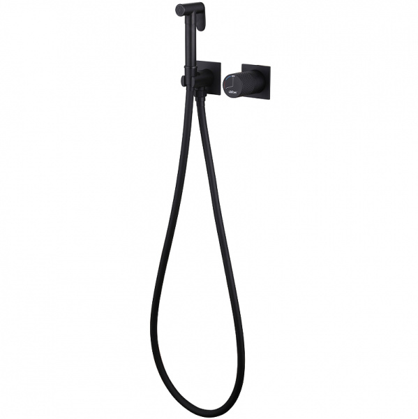 гигиенический комплект abber rund af8725b, черный матовый
