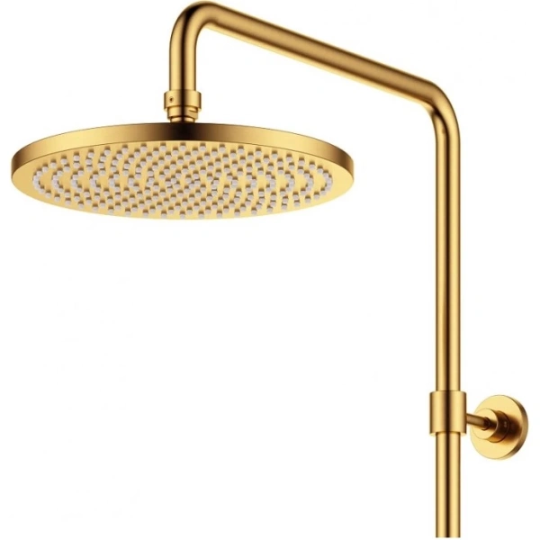 душевая система cezares eco eco-cd-t-boro с термостатом брашированное золото