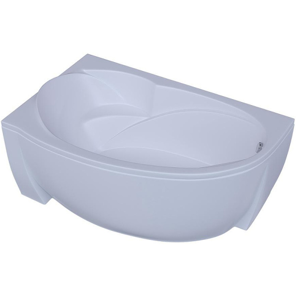 акриловая ванна aquatek бетта 160x97 l bet160-0000169 без панелей, каркаса и слив-перелива