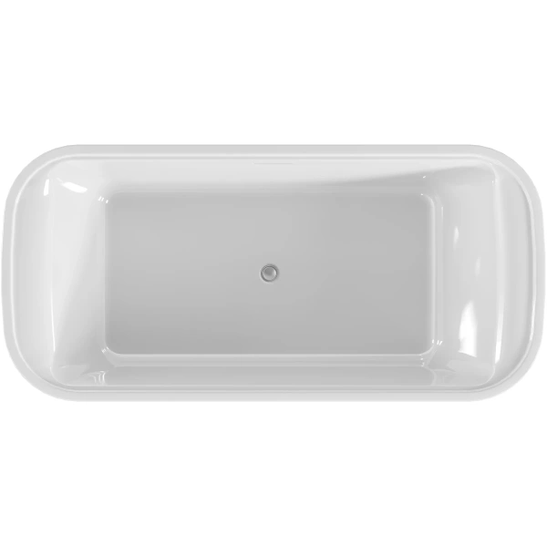ванна из литьевого мрамора jacob delafon elite e6d364ru-00 180x85 см, отдельностоящая, белый