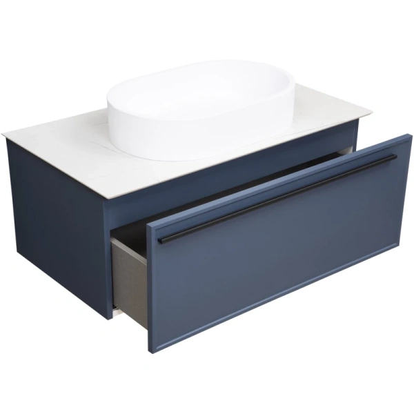 тумба синий матовый 87,6 см la fenice elba fnc-01-elb-bg-90