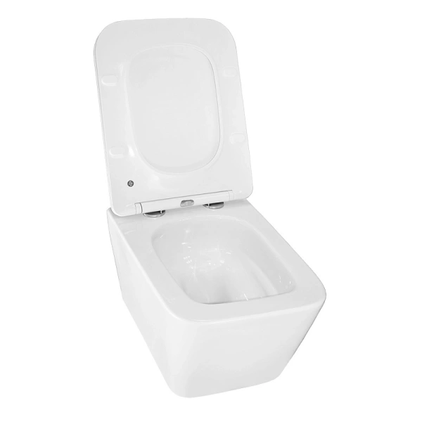 унитаз azario boca az-2002-uq3 подвесной, безободковый, с сиденьем микролифт, слив "торнадо", 36х52х36.5 см, белый