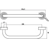 поручень для ванны emco polo 0770 001 30