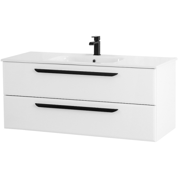тумба под раковину cezares eco-cer 120 eco-cer-1200-2c-so-bo подвесная bianco opaco без ручек