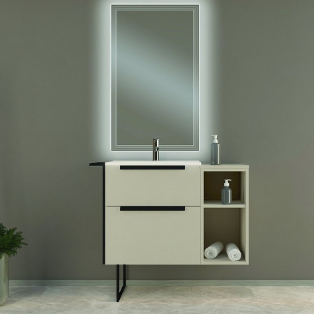полка cezares urban 30 55165 spatolato bianco