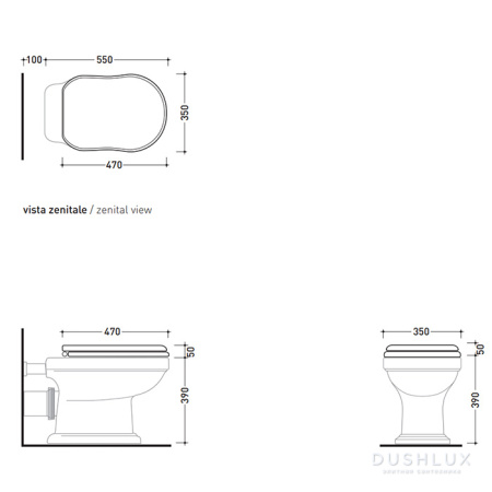 сиденье flaminia efi 23/c для унитаза, быстросьемное, белый