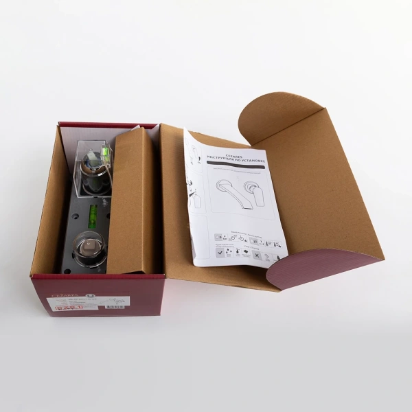 смеситель для раковины cezares relax relax-bli2-1-boro-w0 встраиваемый, без донного клапана, золотой матовый