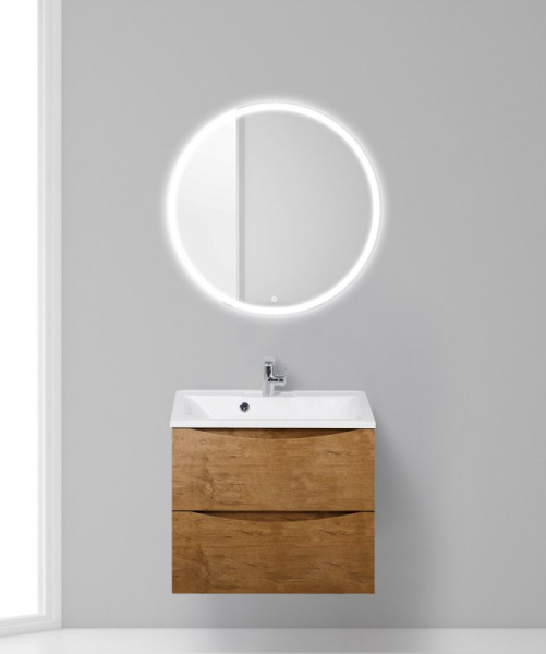 раковина полувстраиваемая belbagno bb650/450-lv-mr-pr белая