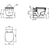 унитаз подвесной ideal standard connect e771801