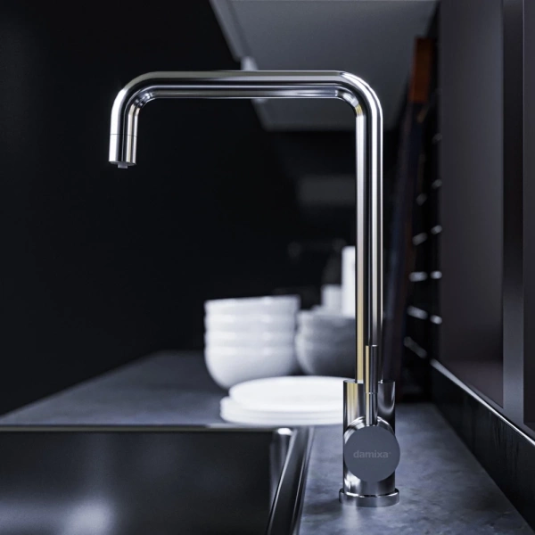 смеситель для кухни с подключением к фильтру damixa merkur 710720000