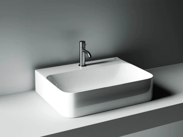 раковина ceramicanova aura cn2001 подвесная, 61x48 см, белая