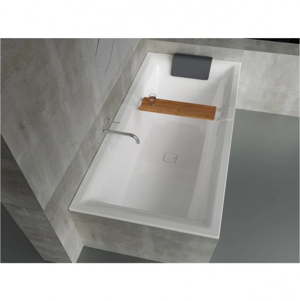 акриловая ванна riho still square 170x75 b100032005, заполнение через перелив