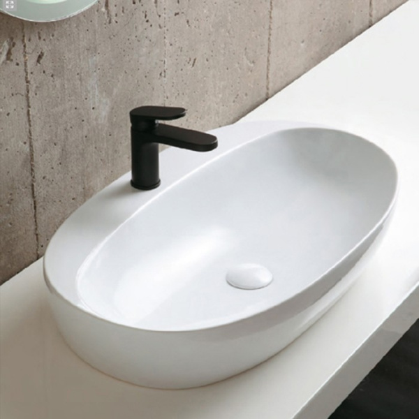 раковина azzurra elegance circle 60 ella060420cmbi/(eci60m bi)*1 белая