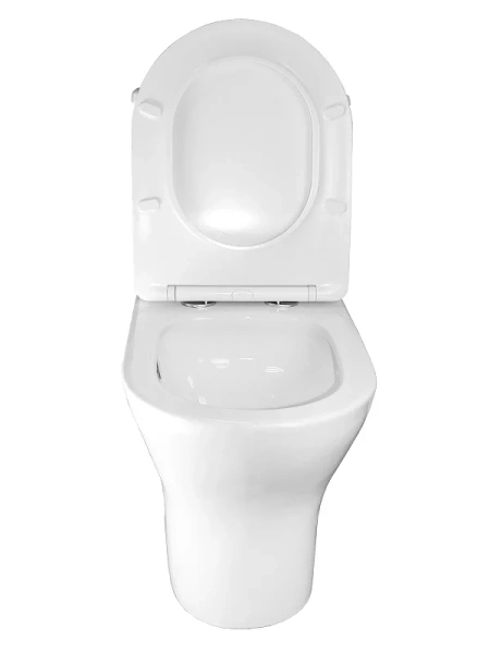 унитаз моноблок azario terni az-8618t напольный, безободковый, слив "торнадо", с сиденьем микролифт, 67x35x76 см, белый