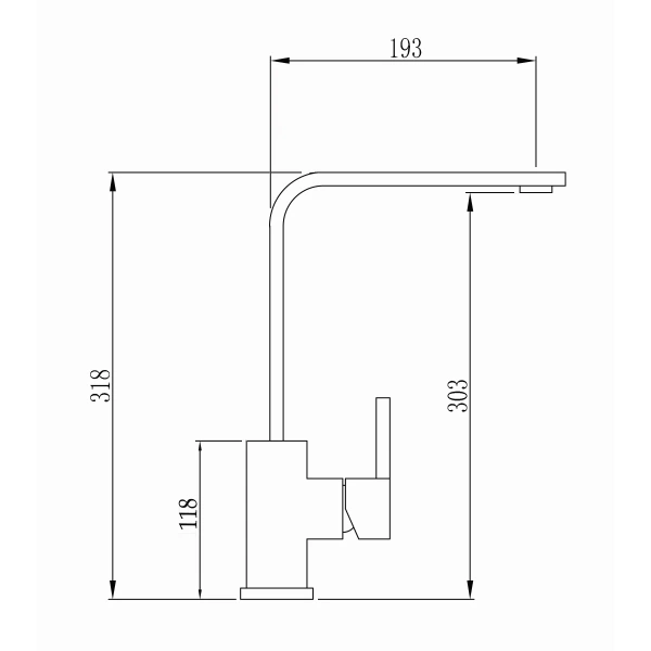 смеситель для кухни seaman eco glasgow ssn-3007