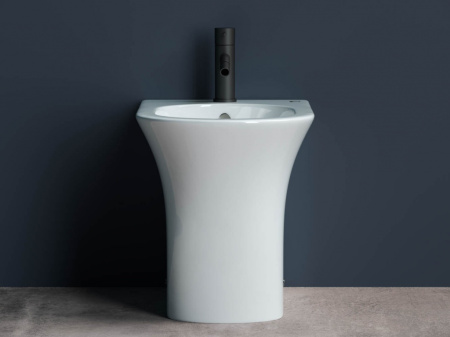 биде ceramicanova star cn1906 напольное, белое