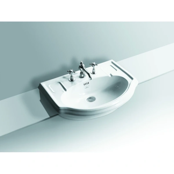 раковина накладная simas arcade ar835bi*3 67x49x20 см 3 отверстия