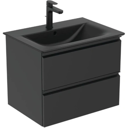 раковина полувстраиваемая ideal standard connect air 64х46, e0289v3 с отверстием под смеситель