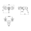 смеситель для душа fima carlo frattini bell f3365/1cr