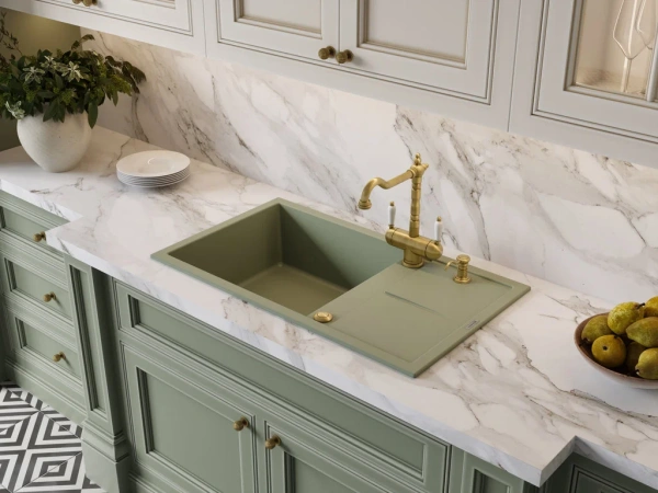 мойка кухонная omoikiri sumi 86a-wg 4997107 wind green