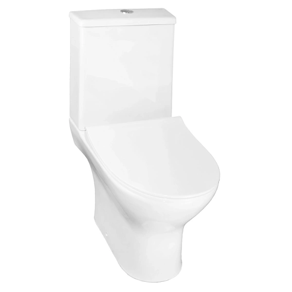 унитаз-компакт azario mist 385х610х800 напольный, безободковый, с быстросъемным сиденьем микролифт (az-45)