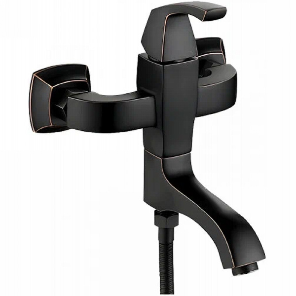 смеситель для ванны lemark nubira lm6214orb черная бронза