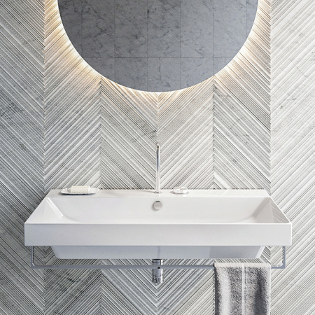 раковина catalano zero 0121001001 100x50 см, с 1 отв., белый глянцевый