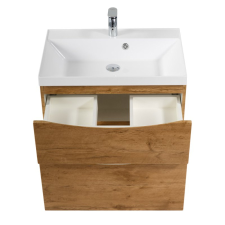 раковина полувстраиваемая belbagno 70 bb700/450-lv-mr-ast белая